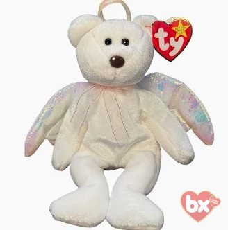 Ty Halo the Bear 1998 Style 4208 Retired Vintage Angel Bear